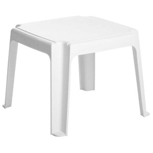 Столик для шезлонга "Элластик", белый, 45 х 45 х 38 см