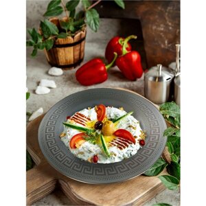 Тарелка обеденная, набор тарелок PROMSIZ барокко 26 см, 6 шт.