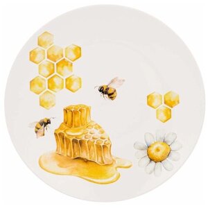 Тарелка закусочная honey bee 20,5 см Lefard (133-329)