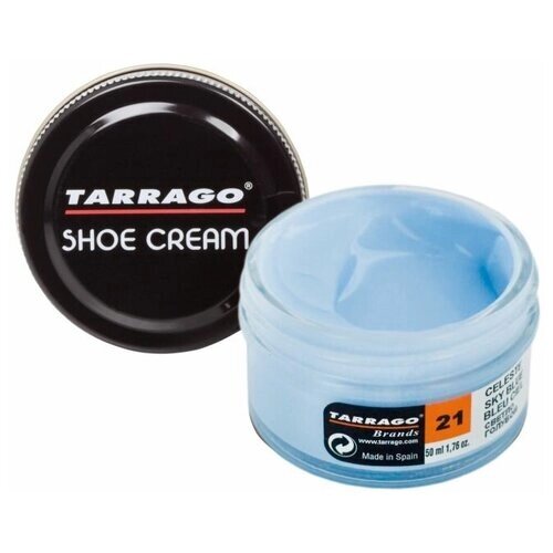 Tarrago Крем-банка Shoe Cream 021 sky blue, 50 мл