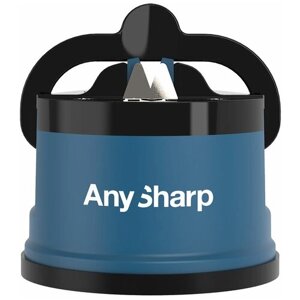 Точилка для ножей AnySharp пластиковый корпус цвет синий