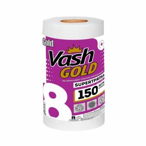 Тряпка для уборки Vash Gold, 18х22,3 см, 1 рулон, 150 шт.