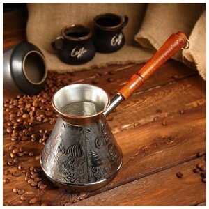 Турка для кофе медная «Москва Златоглавая» 0 75 л