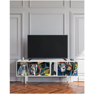 ТВ-Тумба - STORYZ - T1 Women of Algiers by Pablo Picasso, 170 x 69 x 48 см, Белый