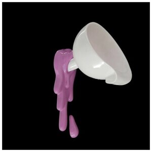 Вешалка "Воронка с фиолетовой краской", 10 11 16 см