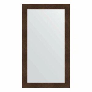 Зеркало настенное EVOFORM в багетной раме бронзовая лава, 80х140 см, для гостиной, прихожей, кабинета, спальни и ванной комнаты, BY 3312