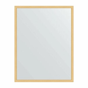 Зеркало настенное EVOFORM в багетной раме сосна, 68х88 см, для гостиной, прихожей, кабинета, спальни и ванной комнаты, BY 0670