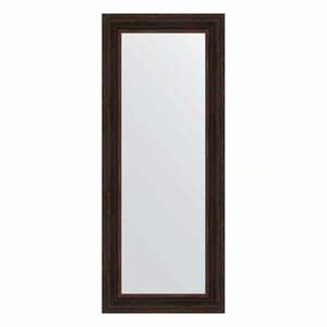 Зеркало настенное EVOFORM в багетной раме тёмный прованс, 62х152 см, для гостиной, прихожей, кабинета, спальни и ванной комнаты, BY 3126