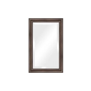 Зеркало с фацетом в багетной раме поворотное Evoform Exclusive 51x81 см, палисандр 62 мм (BY 1134)