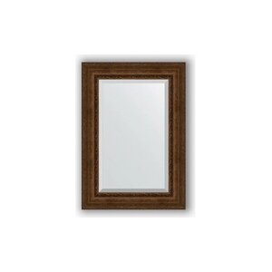 Зеркало с фацетом в багетной раме поворотное Evoform Exclusive 72x102 см, состаренная бронза с орнаментом 120 мм (BY 3455)