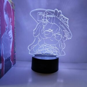 3D светильник-ночник, лампа по игре: Genshin Impact, Геншин Импакт, Навия , 16 цветов
