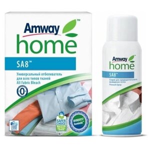 AMWAY набор: спрей пятновыводитель + Отбеливатель универсальный для всех типов тканей 1 кг