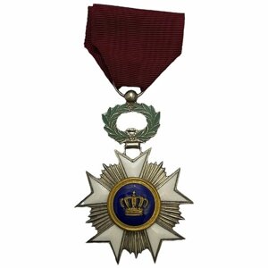Бельгия, орден "Короны" V степени 1921-1950 гг.