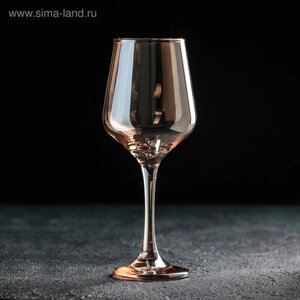 Бокал стеклянный для вина «Кьянти», 400 мл, 8,522 см, цвет золотой
