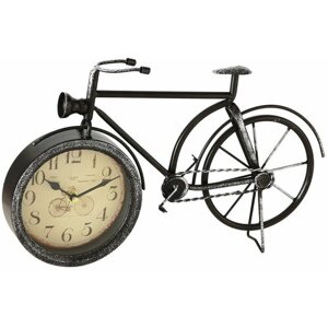 Boltze, Настольные часы велосипед, металл, чёрный, 39х24 см 1018099-чёрный