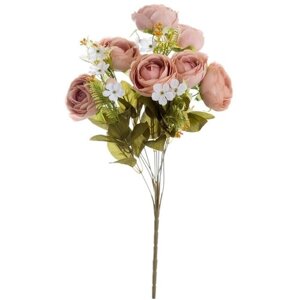Букет из искусственных роз, цветы для декора 50 см FIORI e BOUQUET BLANC MARICLO