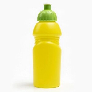 Бутылка для воды велосипедная, 400 мл, с соской, 8 х 62 х 62 см, жeлтый 1 шт