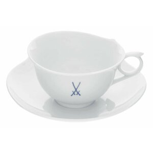 Чашка чайная с блюдцем Meissen Мечи Кобальт 150 мл
