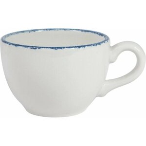 Чашка чайная Steelite Блю Дэппл 340мл, 100х100х70мм, фарфор, белый-синий