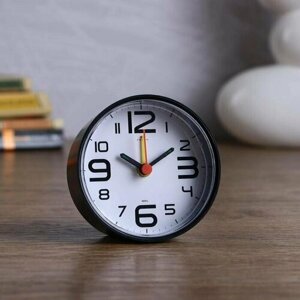Часы - будильник настольные "Классика", дискретный ход, 8 х 8 см, АА (комплект из 8 шт)
