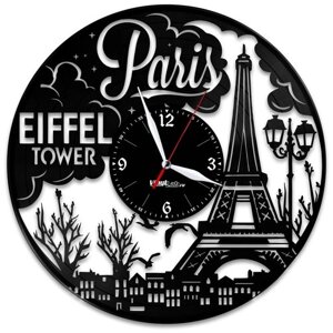 Часы из виниловой пластинки (c) VinylLab Париж