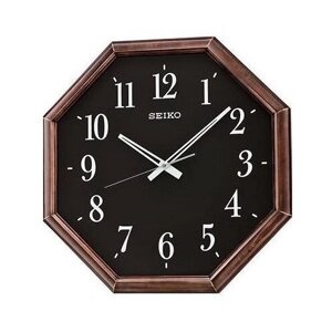 Часы настенные кварцевые SEIKO QXA600, черный