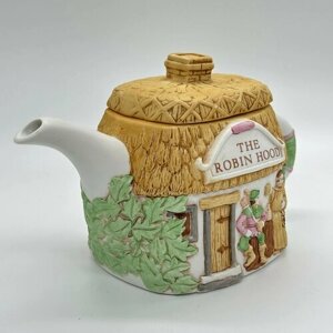 Чайник заварочный "The Robin Hood"Робин Гуд"из серии Pub Teapot, Christopher Wren, фарфор