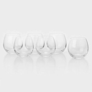 CRYSTALEX Набор стеклянных стаканов «Пион», 380 мл, 6 шт