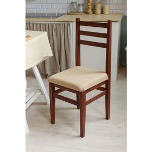 Деревянный стул для кухни из массива дерева бука со спинкой мартин, цвет орех, 1 шт.