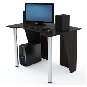 Дизайн Фабрика компьютерный стол LevelUP, ШхГхВ: 110х74х73.2 см, цвет: венге
