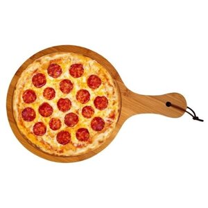Доска круглая для пиццы, суши и сыра 32х20 см.