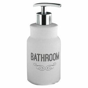 Дозатор для жидкого мыла VITARTA Bathroom white керамика пластик (белый)