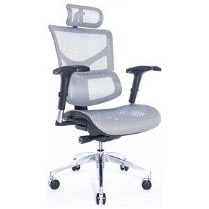 Эргономичное офисное кресло Falto Expert Sail Art SAS-MF01 (сетка белая, каркас черный)