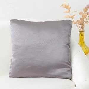 Этель Декоративная подушка «Этель» 4040 см, Дамаск PEWTER SOLID