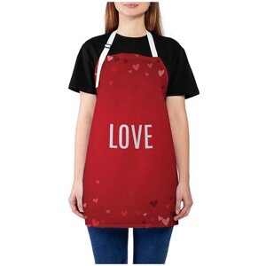 Фартук кухонный JoyArty "Любовь", универсальный размер для женщин и мужчин