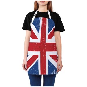 Фартук женский для готовки JoyArty "Винтажный флаг Великобритании", универсальный размер