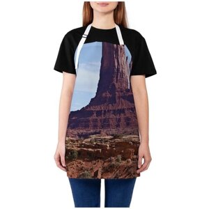 Фартук женский JoyArty для готовки "Камни каньона", универсальный размер