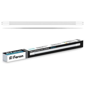 Feron (30 шт.) Лампа светодиодная Feron G13 10W 6400K Трубчатая Матовая LB-213 25499