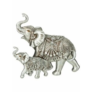 Фигурка декоративная "слоны" статуэтка 20*10,5*18 см