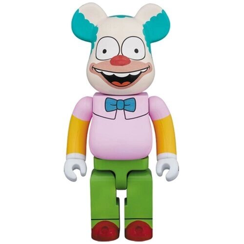 Фигурка Medicom Toy Bearbrick: Клоун Красти (Krusty The Clown) Симпсоны (The Simpsons) 28 см (Копия)