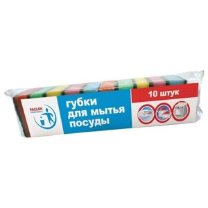 Губка для посуды Paclan Professional, в ассортименте, 10 шт.