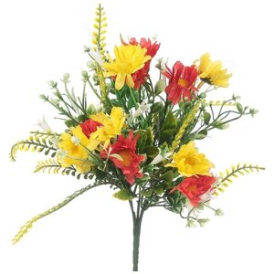 Искусственные цветы Lefard Букет ромашек, 23-305, 6 х 6 х 33 см