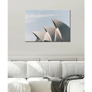 Картина/Картина на холсте для интерьера/Картина на стену/Картина для кухни/Австралия Сиднейская опера 2 40х60