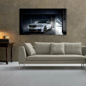 Картина на холсте 60x110 Альянс Лес "Автомобили 2018" на подрамнике / интерьер/ декор