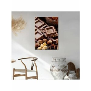 Картина на холсте с подрамником Красивый шоколад 9 60х80