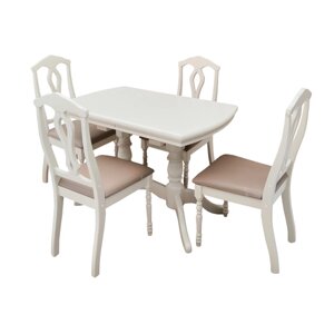 Комплект Элит с обеденным столом и стульями на кухню