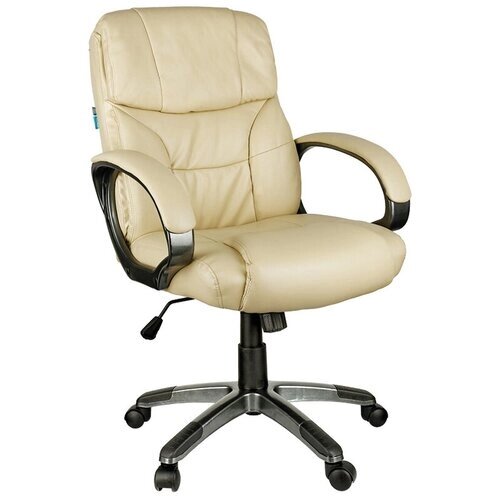 Компьютерное кресло Helmi HL-E08 Receipt для руководителя, обивка: искусственная кожа, цвет: бежевый