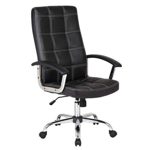 Компьютерное кресло Riva 9092 для руководителя, обивка: искусственная кожа, цвет: черный