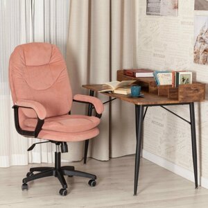 Компьютерное кресло TetChair Comfort LT офисное, обивка: флок, цвет: розовый 137