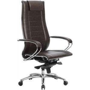 Компьютерное офисное кресло Metta Samurai Lux 2 Темно-коричневое